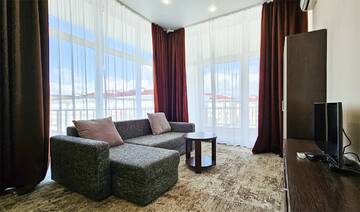 Фото номера Апартаменты-Модерн трехкомнатные (Three-room Modern Apartment) Гостиница Бархатные Сезоны Екатерининский Квартал г. Адлер 5