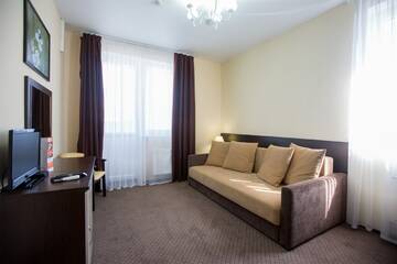 Фото номера Апартаменты с кухней 2-комнатные (Two-room Apartment) Гостиница Бархатные Сезоны Екатерининский Квартал г. Адлер 11