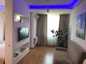 Фото номера Апартаменты-студио с видом на море Гостевой дом Funduke Apartments г. Адлер 3