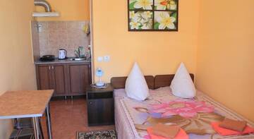 Фото номера Двухместный номер с 2 отдельными кроватями Гостиница Guest House Omichka г. Адлер 3